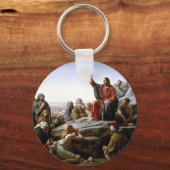Jezus's predikaat-op-de-berg-na-bloch sleutelhanger (Voorkant)