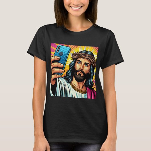 Jezusselfie T-shirt! T-shirt (Voorkant)