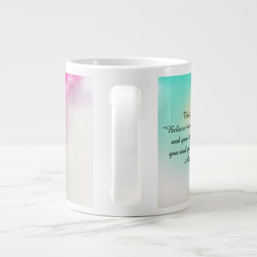 jezusvreugde grote koffiekop (Achterkant)