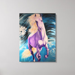 Jezus'White Horse Revelation 19:11 Canvas Afdruk