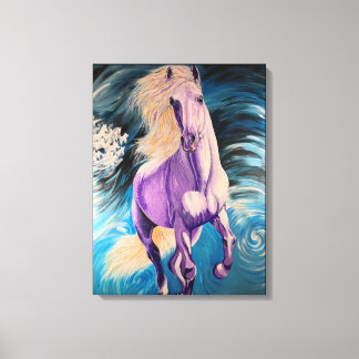 Jezus'White Horse Revelation 19:11 Canvas Afdruk