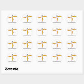JFD Blad van Ronde Stickers (Vel)