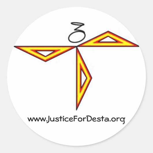 JFD Blad van Ronde Stickers (Voorkant)