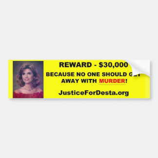 JFD Reward Bumpersticker