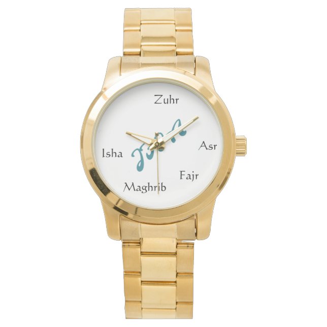 JFIA Tazkir Collectie Goud Vrouwen Horloge (Voorkant)