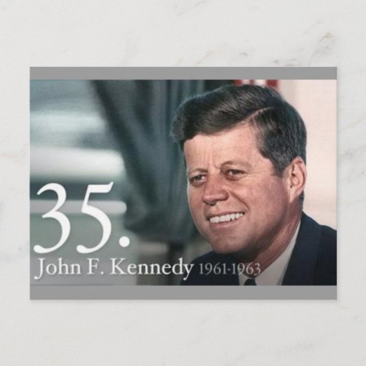 JFK 35 BRIEFKAART (Voorkant)