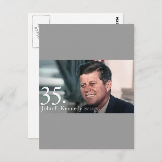 JFK 35 BRIEFKAART (Voorkant / Achterkant)