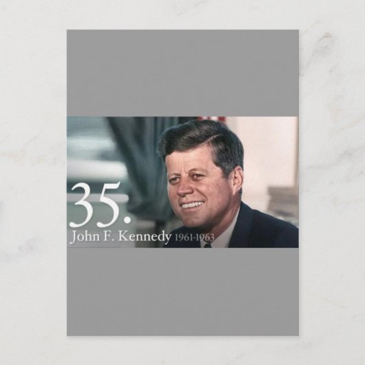 JFK 35 BRIEFKAART (Voorkant)