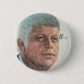 JFK Als... Ronde Button 5,7 Cm (Voorkant)