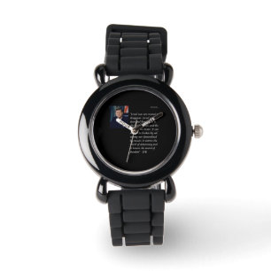 JFK & Beroemde Israël Citaat Watch Horloge