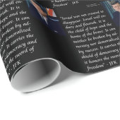 JFK & beroemde uitspraak over Israël Cadeaupapier (Rol Hoek)