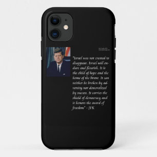 JFK & beroemde uitspraak over Israël Case-Mate iPhone Case