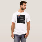 JFK & beroemde uitspraak over Israël T-shirt (Voorkant volledig)