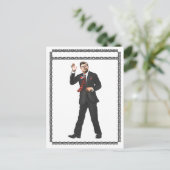 JFK: Beste wensen Briefkaart (Staand voorkant)