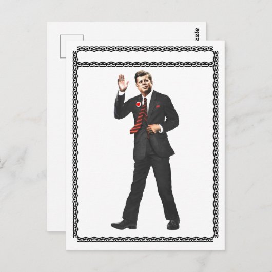 JFK: Beste wensen Briefkaart (Voorkant / Achterkant)