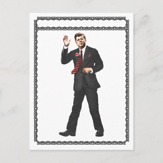 JFK: Beste wensen Briefkaart (Voorkant)