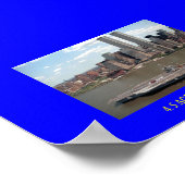 JFK BEZOEKT DE GROTE APPEL POSTER (Hoek)