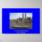 JFK BEZOEKT DE GROTE APPEL POSTER (Voorkant)