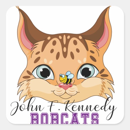 JFK Bobcats stickers (Voorkant)