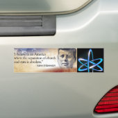 JFK Church Bumpersticker (Op auto)