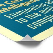 JFK CIA-Poster Poster (Hoek)