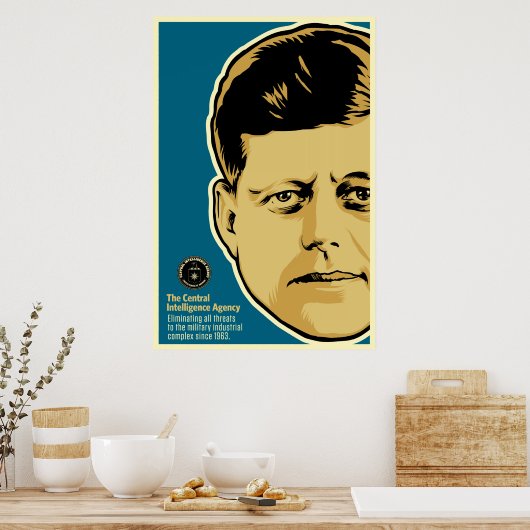 JFK CIA-Poster Poster (Keuken)