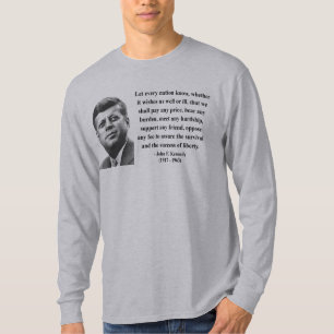 JFK Citaat 5b T-shirt