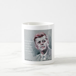 JFK & citaat Koffiemok