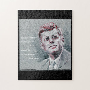 JFK & citaat Legpuzzel