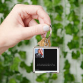 JFK citeert over het redden van de rijken en armen Sleutelhanger (Hand)