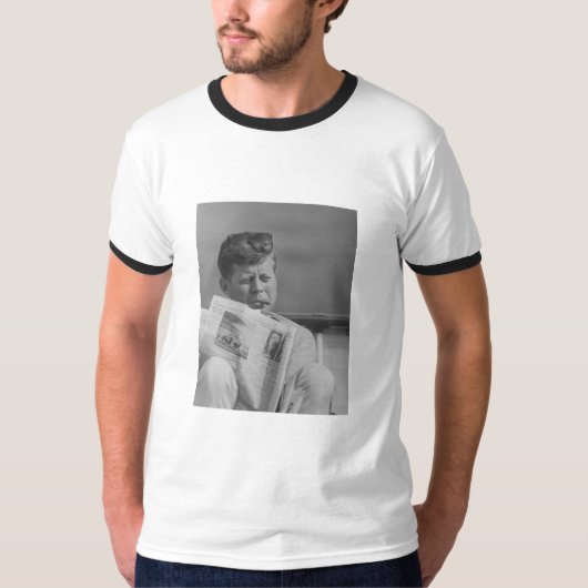 JFK die buiten zich ontspannen T-shirt (Voorkant)