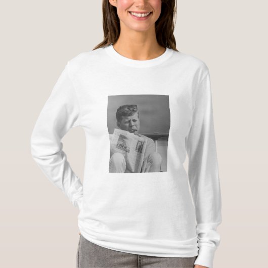 JFK die buiten zich ontspannen T-shirt (Voorkant)