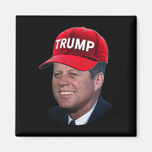 JFK Dragen Trump Pet Funny John F Kennedy Meme Gr Magneet