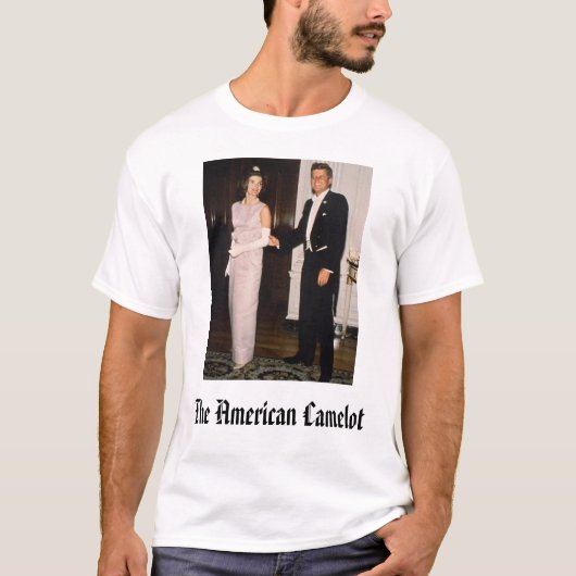 JFK en Jackie, de Amerikaanse Camelot T-shirt (Voorkant)