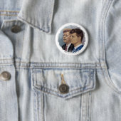 JFK en RFK Ronde Button 5,7 Cm (In situ)