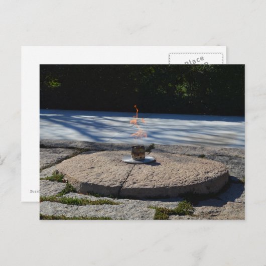 JFK Eternal Flame Briefkaart (Voorkant / Achterkant)