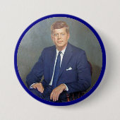 JFK Forever Ronde Button 7,6 Cm (Voorkant)