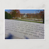 jfk-herdenkingsmonument arlington briefkaart (Voorkant)