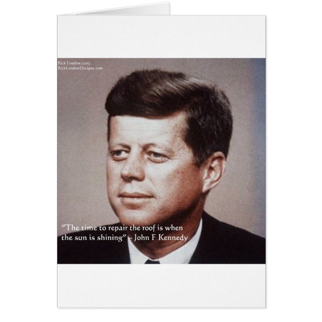 JFK herstelt het beroemde citaat van de Rij (Voorkant)