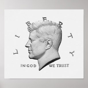 JFK - In God vertrouwen we Poster