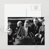 JFK Inauguaration Briefkaart (Voorkant / Achterkant)