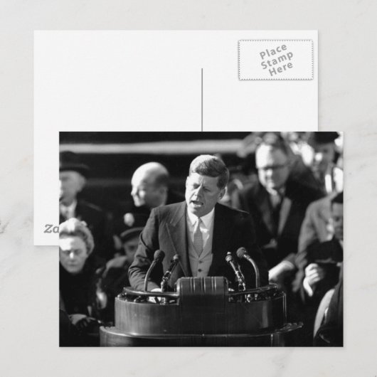 JFK Inauguaration Briefkaart (Voorkant / Achterkant)
