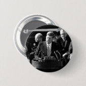 JFK Inauguaration Ronde Button 5,7 Cm (Voorkant /achterkant)