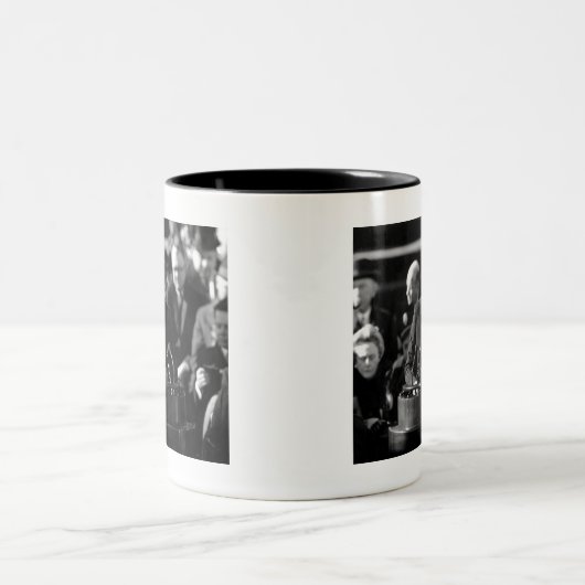 JFK Inauguaration Tweekleurige Koffiemok (Center)