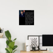 JFK & Israël Quote Poster (Thuiskantoor)