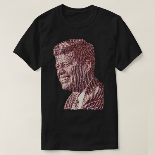 JFK John F Kennedy 35th President T-shirt (Design voorkant)