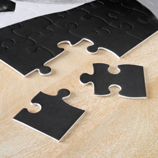 JFK John F. Kennedy Black & White Legpuzzel (Zijkant)