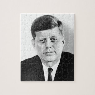 JFK John F. Kennedy Black & White Legpuzzel