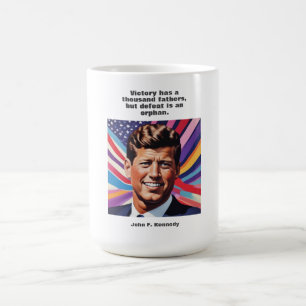 JFK John F. Kennedy citaat motivatie inspiratie Koffiemok