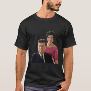 JFK John F Kennedy Jackie Kennedy 35e President T-shirt
